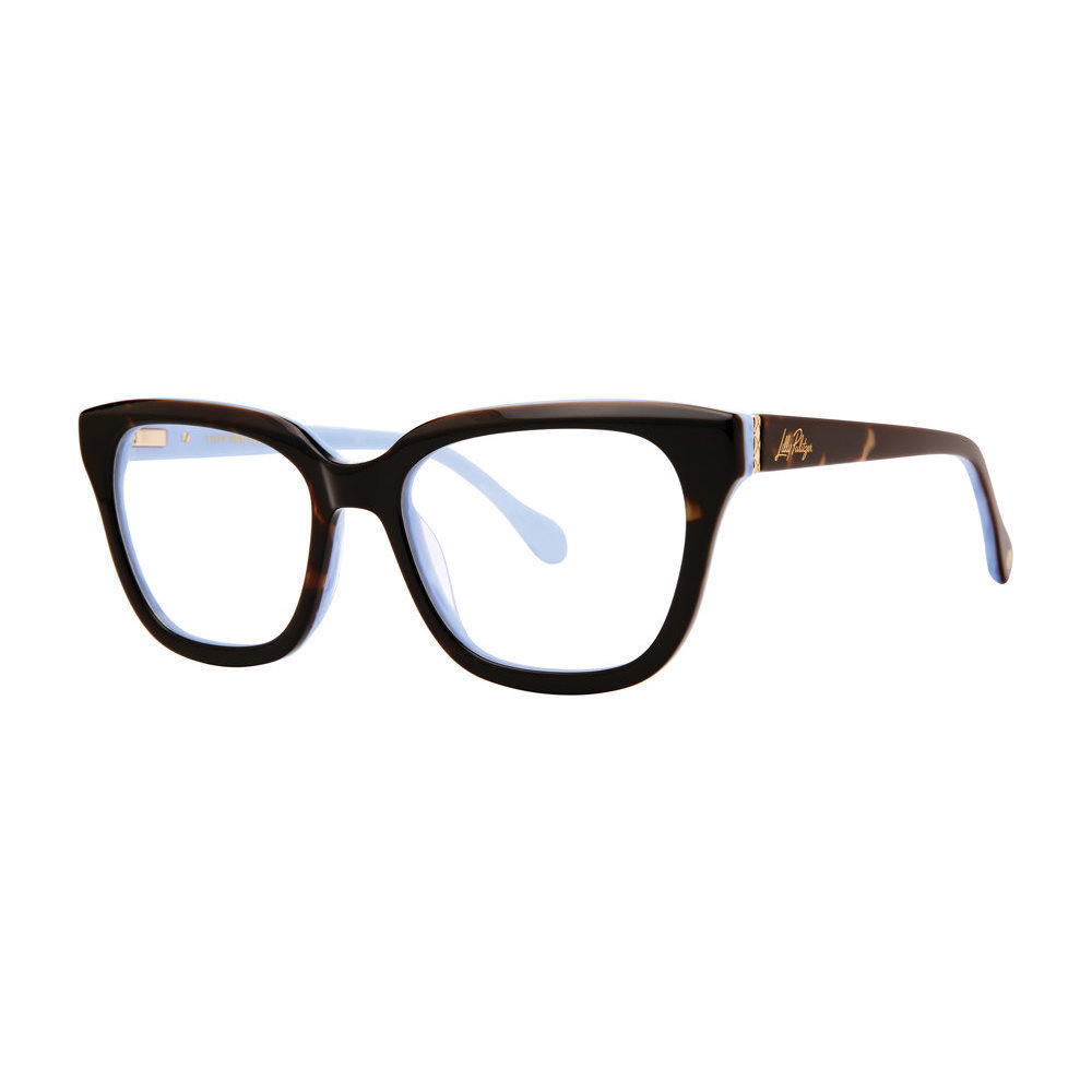 Lilly Pulitzer Yvette Eyeglasses Tort-Pearl-Blue 51mm